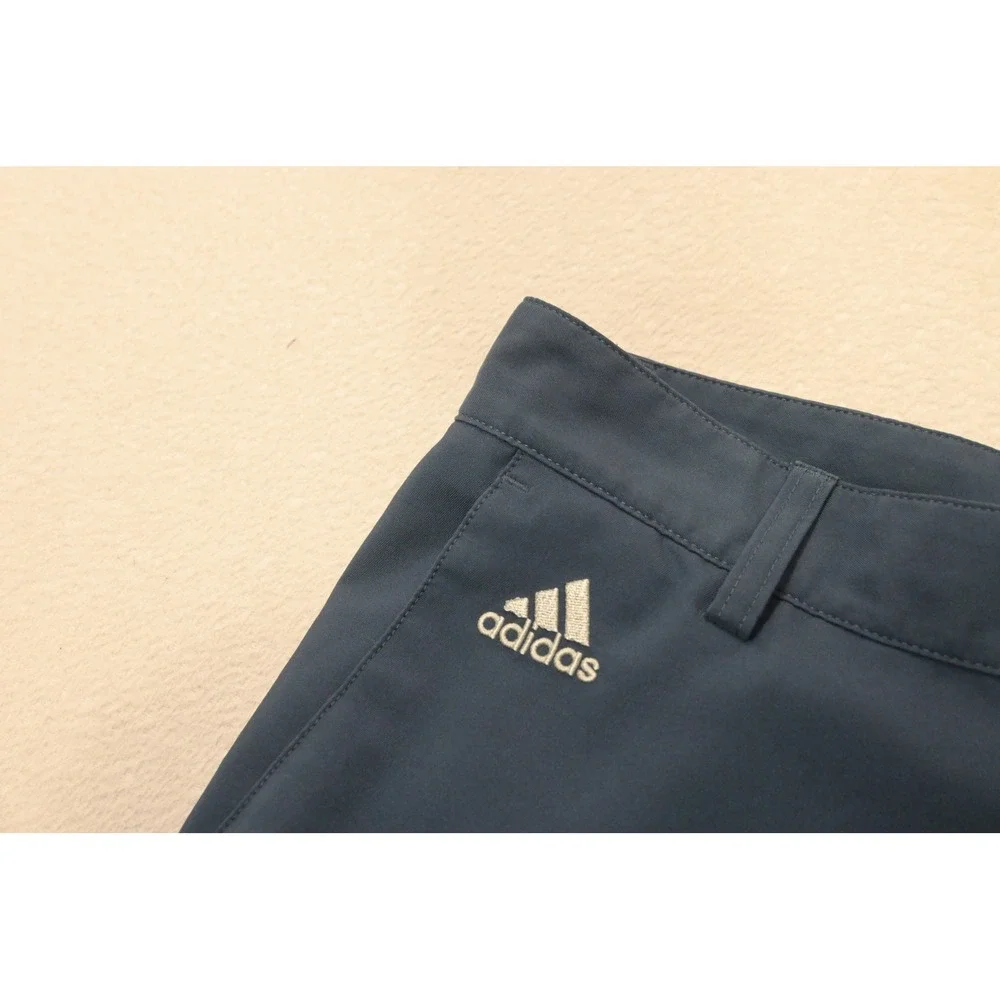 Adidas Golf Shorts Men Size 32 Blue Climalite Performance Active Excellent